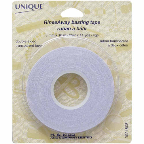 UNIQUE Rinse Away Basting Tape 8mm x 10m (2450992398396)