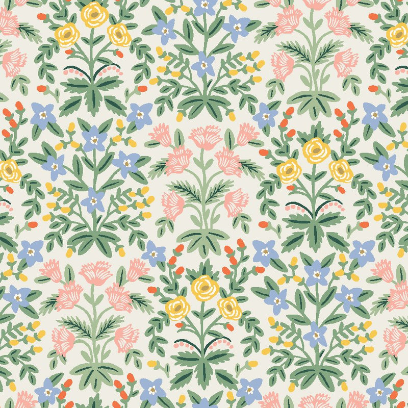 Bramble- Lottie - Cream Multi - Cotton Poplin - PER 1/4 METRE