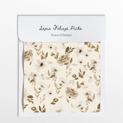 DIGITAL FILE- Sepia Foliage Picks (7753061531886)