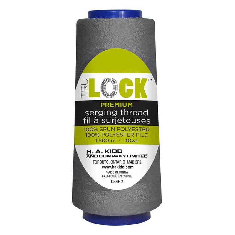 TRULOCK Serging Thread 1500m- Dark Grey (7641636045038)