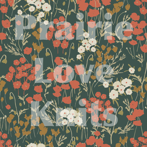Evergreen Fields - COTTON POPLIN - by the CUT - Christmas Box Retail (7992821711086)