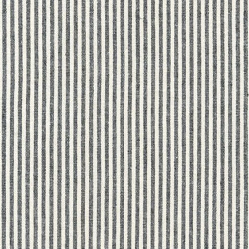 Essex Y/D Classic Woven, Black Stripes -  by Robert Kaufman- by the 1/4 METER (7969077428462)