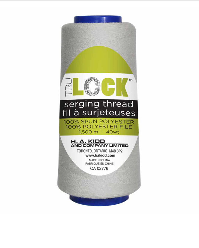 TRULOCK Serging Thread 1500m- Grey (2352035070012)