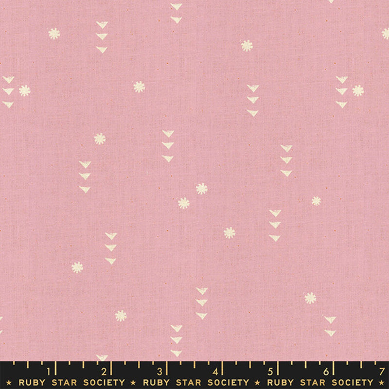 Rain in Lavender Unbleached - by the 1/4 METER (7968053723374)