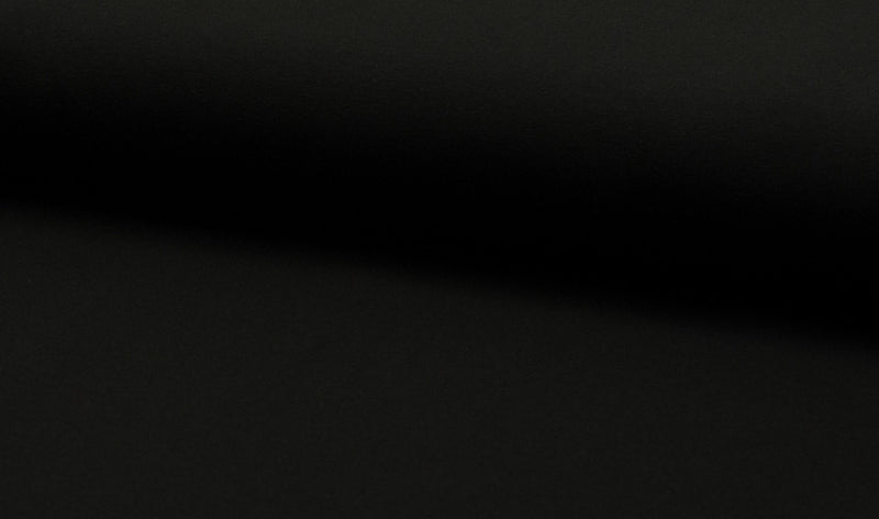 Black, Solids, Jersey Knit Fabric by the 1/2 Meter, European knits (2521154912316)