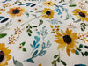 Sunflower Meadow - COTTON POPLIN- by the 1/2 metre (7979684266222)