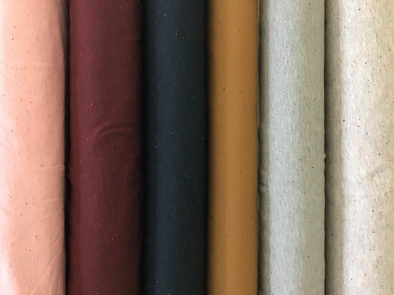 Sprinkles - Bordo - Brushed Sweat | Knit Fabric by the 1/2 Meter| (2404438638652)