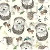 R42 PREORDER - Hedgehogs on Cream - by the 1/2 metre (7909308465390) (7992821776622)