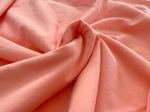 Peach - Solids, Bamboo FRENCH TERRY Knit | PER 1/2 Meter | 270 GSM (7045911543993)