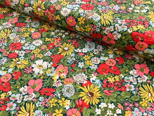 Flower Show Midsummer Malvern Meadow D-  by Liberty Fabrics- by the 1/4 METER (7936122290414)