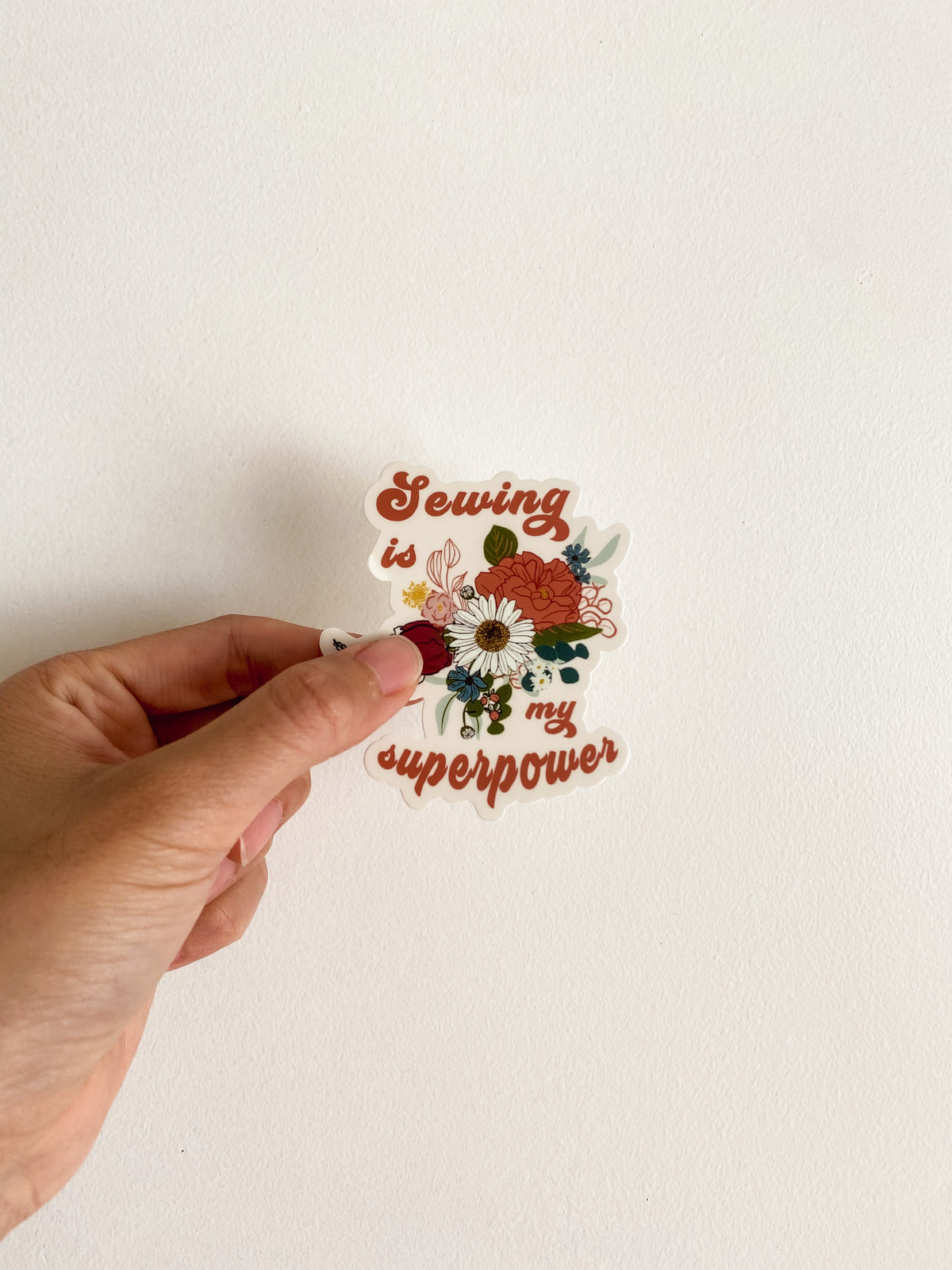 Vinyl Sticker - Sewing is my Superpower (7911772029166)