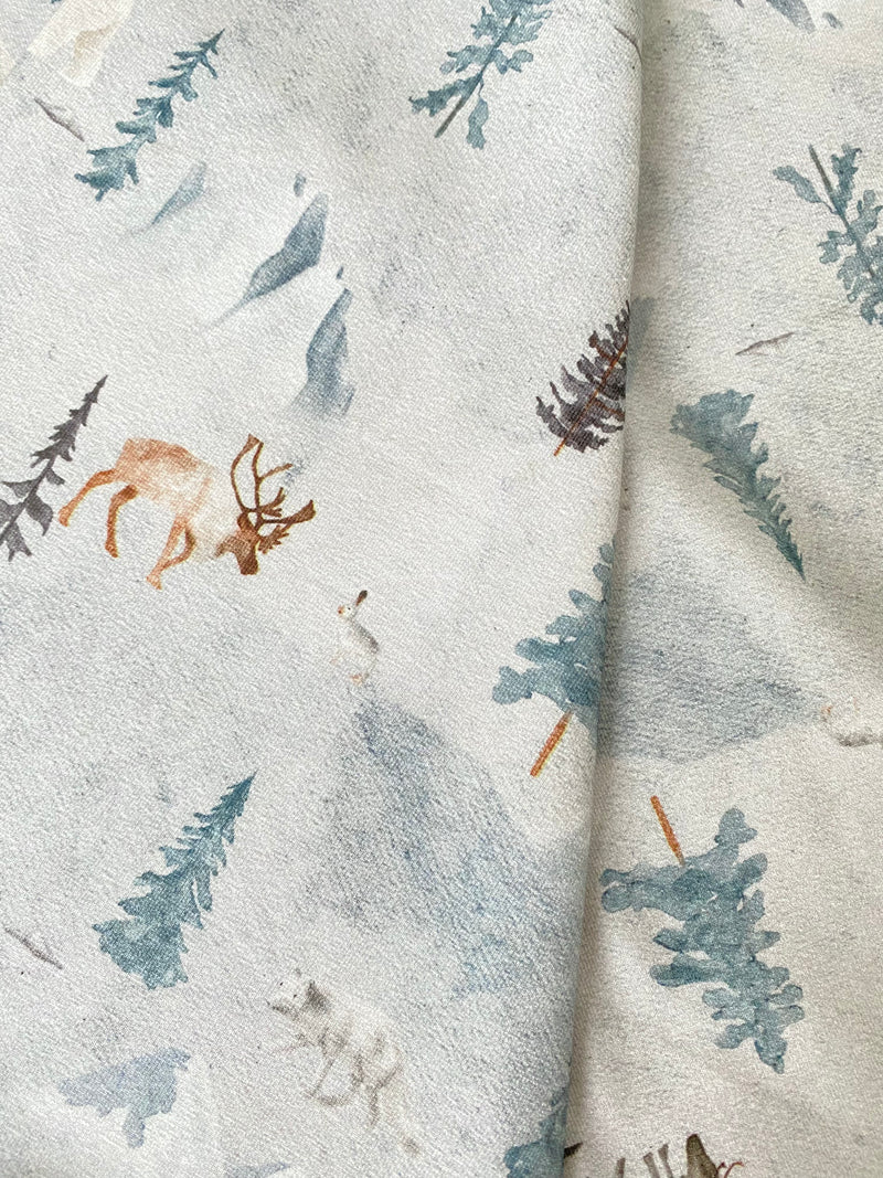 Wildlife Winter, per 1/2 meter, Digital Jersey, European knits (7993474941166)