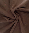 Sprinkles - Mocha - Brushed Sweat | Knit Fabric by the 1/2 Meter| (7588280238318)