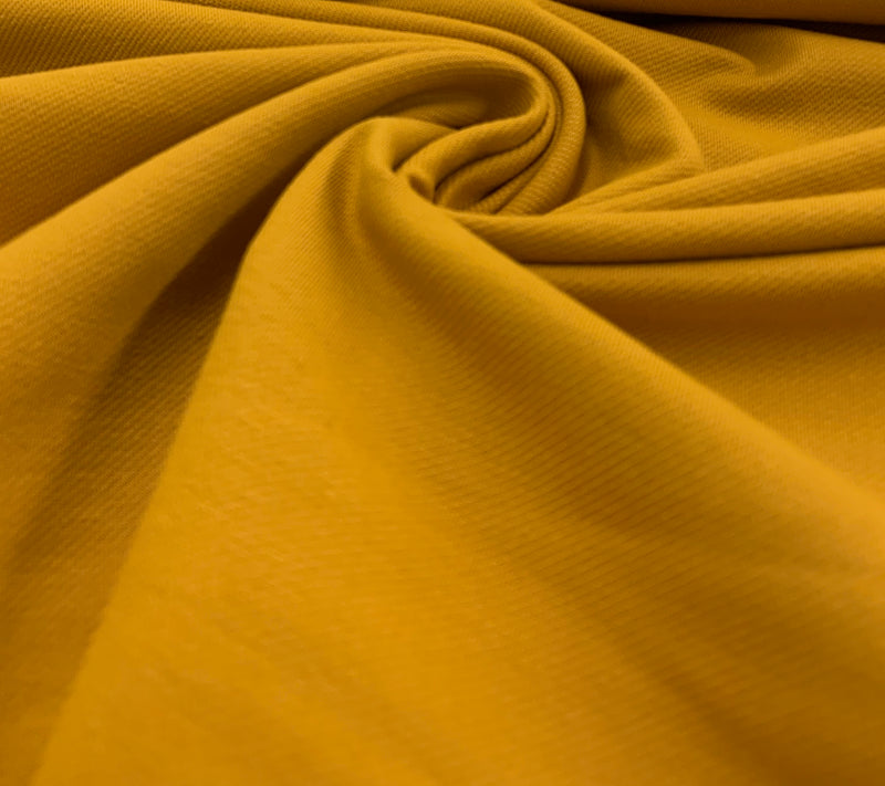 Ochre Denim Jeans Jersey, Knit Fabric by the 1/2 Meter, European knits (10475041551)