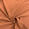 Rust - Solids, Bamboo Cotton Stretch FLEECE | PER 1/2 Meter | 300 GSM (6852615897273)