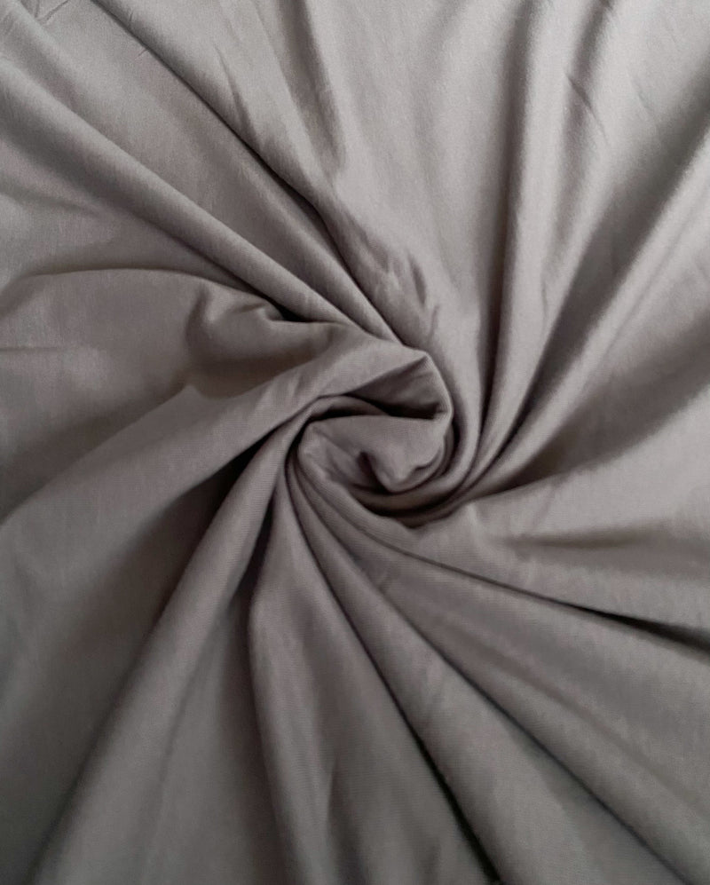 Warm Grey - Solids, BAMBOO FRENCH TERRY Knit | PER 1/2 Meter | 270 GSM (6195007520953)