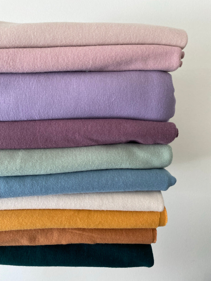 Light Brown Cotton Lycra Knit Solid Essentials
