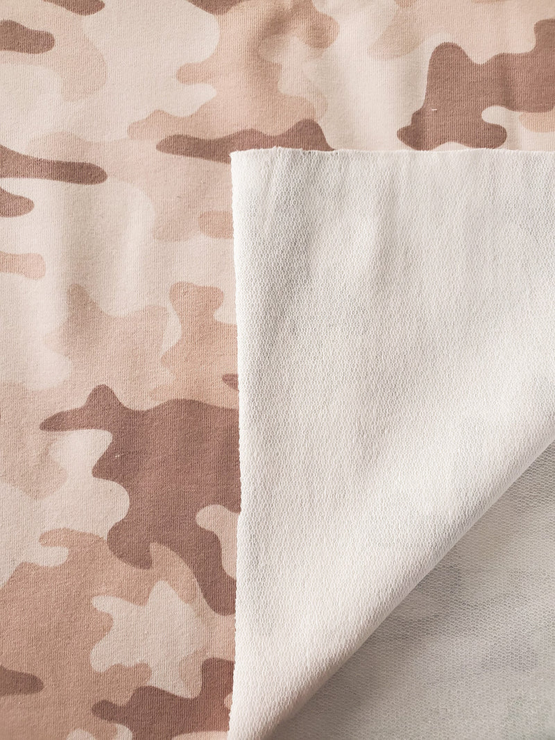 Muted Camouflage - French Terry - by the 1/2 metre (7515676508398)