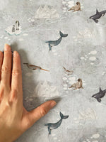 Arctic Animals, per 1/2 meter, Digital Jersey, European knits (7993474220270)