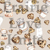 Vintage Milk & Cookies - by the 1/2 metre -  Spring Retail 2022 (7512896209134)