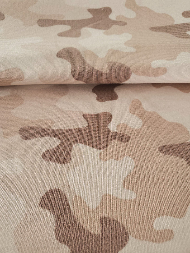Muted Camouflage - French Terry - by the 1/2 metre (7515676508398)
