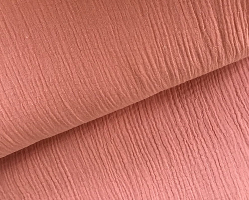 Peach, Double Gauze |per 1/2 meter| (2406148833340)