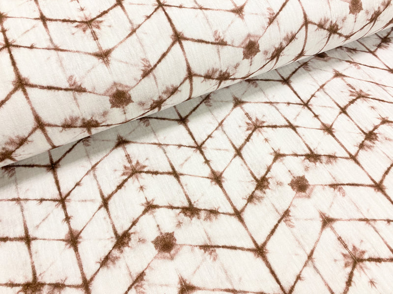 Misty Chevron - Double Gauze, the 1/2 metre (8015107752174)