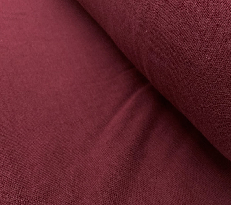 Heretic Wine Ribbing 2x2 Bamboo Cotton | PER 1/2 Meter | 275 GSM (2467721117756)