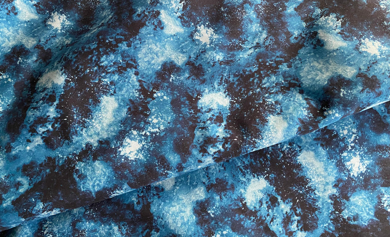 SOFT SHELL - Rocky Terrain- Navy - per 1/2 meter (8002053800174)