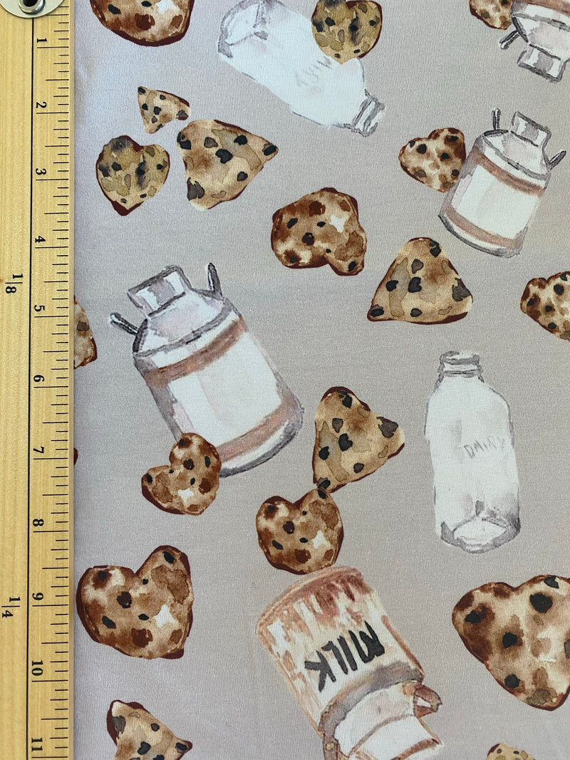 Vintage Milk & Cookies - by the 1/2 metre -  Spring Retail 2022 (7512896209134)
