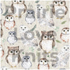 R27 CHRISTMAS & MORE PREORDER - Whimsical Owls - by the 1/2 metre (4587967086652) (7588049912046)
