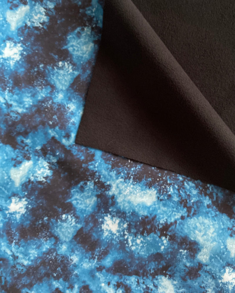 SOFT SHELL - Rocky Terrain- Navy - per 1/2 meter (8002053800174)
