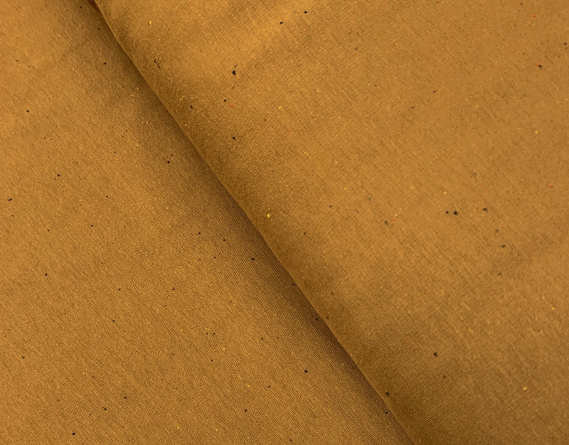 Sprinkles - Camel - Brushed Sweat | Knit Fabric by the 1/2 Meter| (2404439392316)
