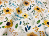 Sunflower Meadow - COTTON POPLIN- by the 1/2 metre (7979684266222)