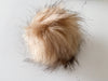 Faux Fur Pom Poms with Snaps (4115320995900)