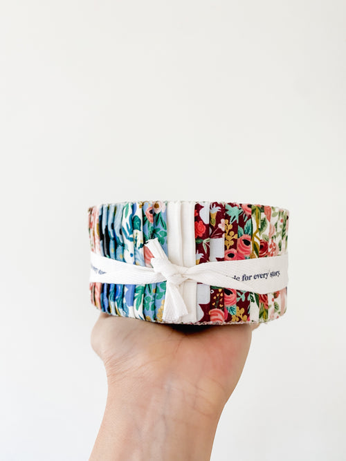 Rifle Paper Co Garden Party - Jelly Roll Bundle - Cotton Poplin - Cotton + Steel (7911628701934)