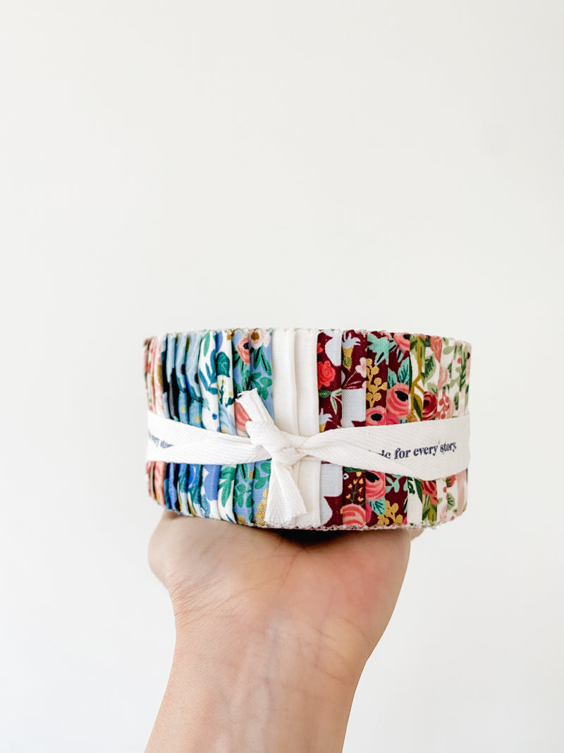 Rifle Paper Co Garden Party - Jelly Roll Bundle - Cotton Poplin - Cotton + Steel (7911628701934)