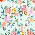 R38 PREORDER - Summer Bright Floral - by the 1/2 metre (7575534731502) (7754692952302)