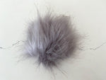 Faux Fur Pom Poms with Snaps (4115320995900)