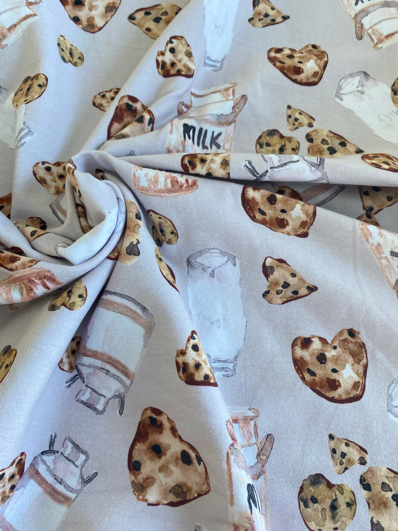 Vintage Milk & Cookies - by the 1/2 metre -  Spring Retail 2022 (7512896209134)