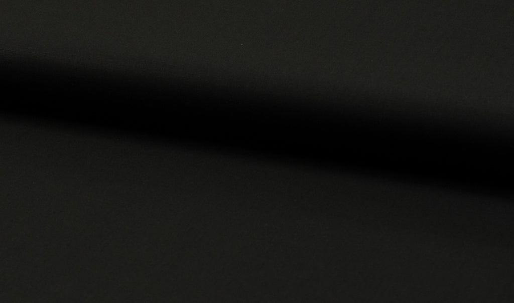 Black, Woven Cotton Poplin- Solids by the 1/2 METER (4648856813628)