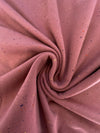 Sprinkles - Vintage Rose - Brushed Sweat | Knit Fabric by the 1/2 Meter| (7588280598766)