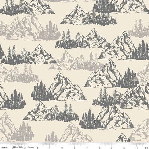 TImberland Mountains, Cream - by the 1/4 METER (8049670095086)