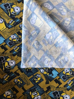 Minions on the Loose- Mustard, Digital Sweat, by the 1/2 metre, European Knits (7955662504174)