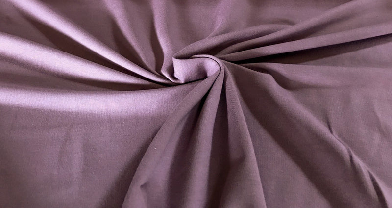 Mauve BAMBOO FRENCH TERRY Knit | PER 1/2 Meter | 270 GSM (4445818617916)