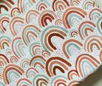 Sienna Rainbows, per 1/2 meter, Digital Jersey, European knits (7993471828206)