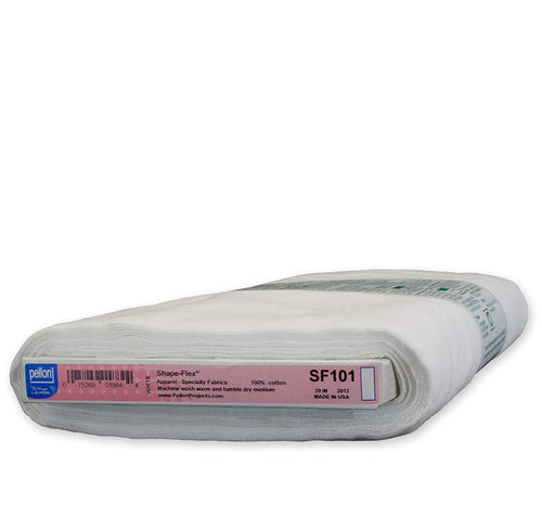 Pellon SF101 Shape-Flex Woven Fusible Interfacing White- per 1/2 metre (4445360488508)