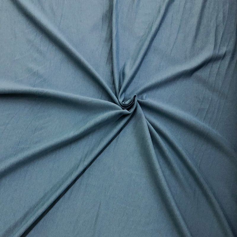 Jeans BAMBOO FRENCH TERRY Knit | PER 1/2 Meter | 270 GSM (4477917724732)