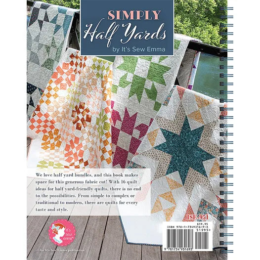 Simply Half Yards Quilt Book, It's Sew Emma (7986935496942)