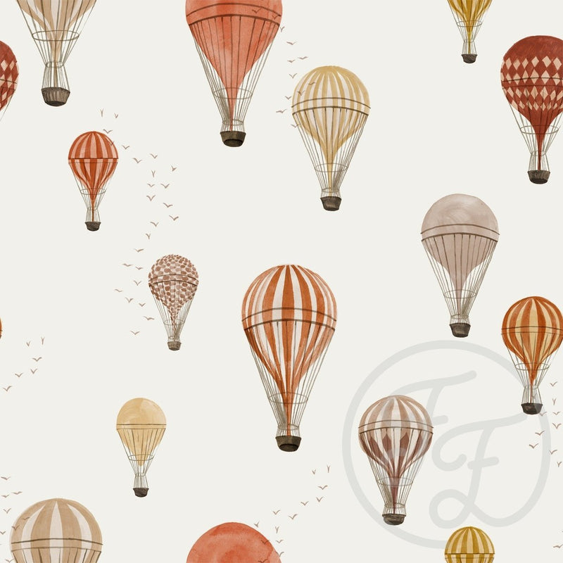 Hot Air Balloons - JERSEY by the 1/2 metre, European Knits (6651308048569)
